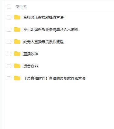 左小姐-直播带货俱乐部十三行、无人直播，全套教程附：工具、文档、话术资料-小白项目网
