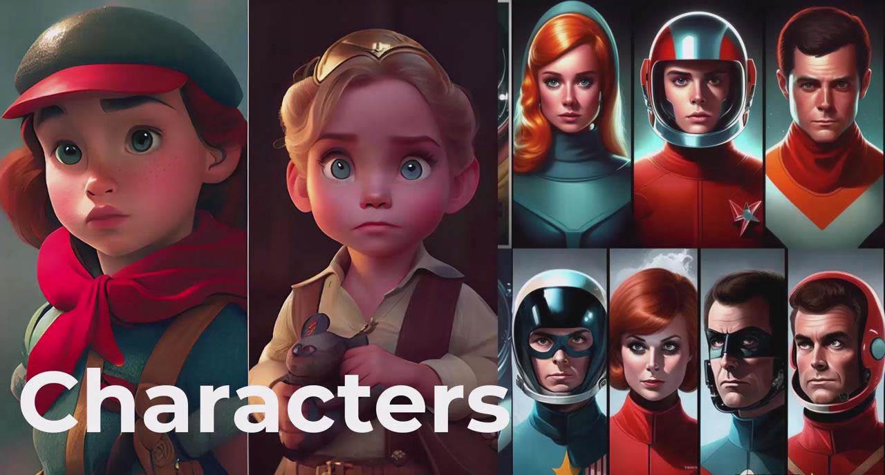 掌握 MidJourney V5 AI + ChatGPT创建一致的角色设计图像-22节课-中英字幕-小白项目网